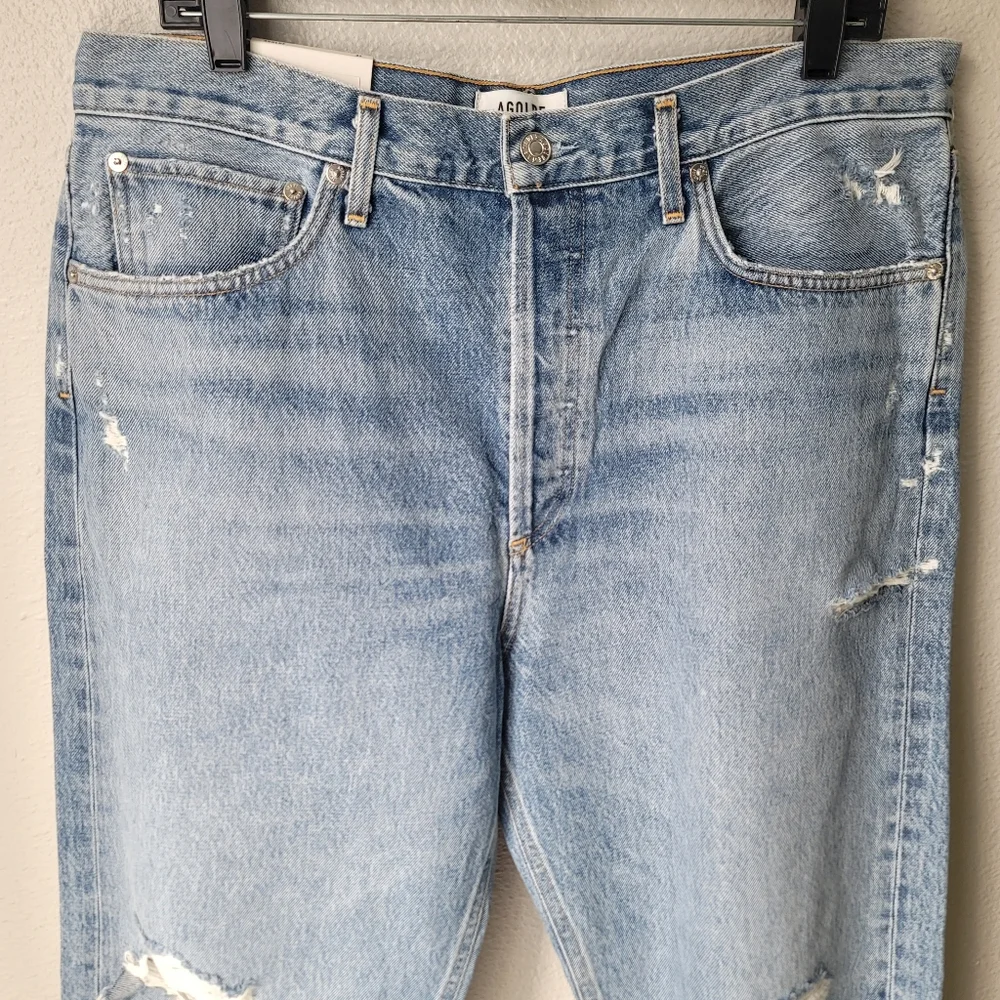 Agolde NWT 90's Mid Rise Wide Leg Loose Fit Jeans Size 32 Color Fall Out - Picture 9 of 16